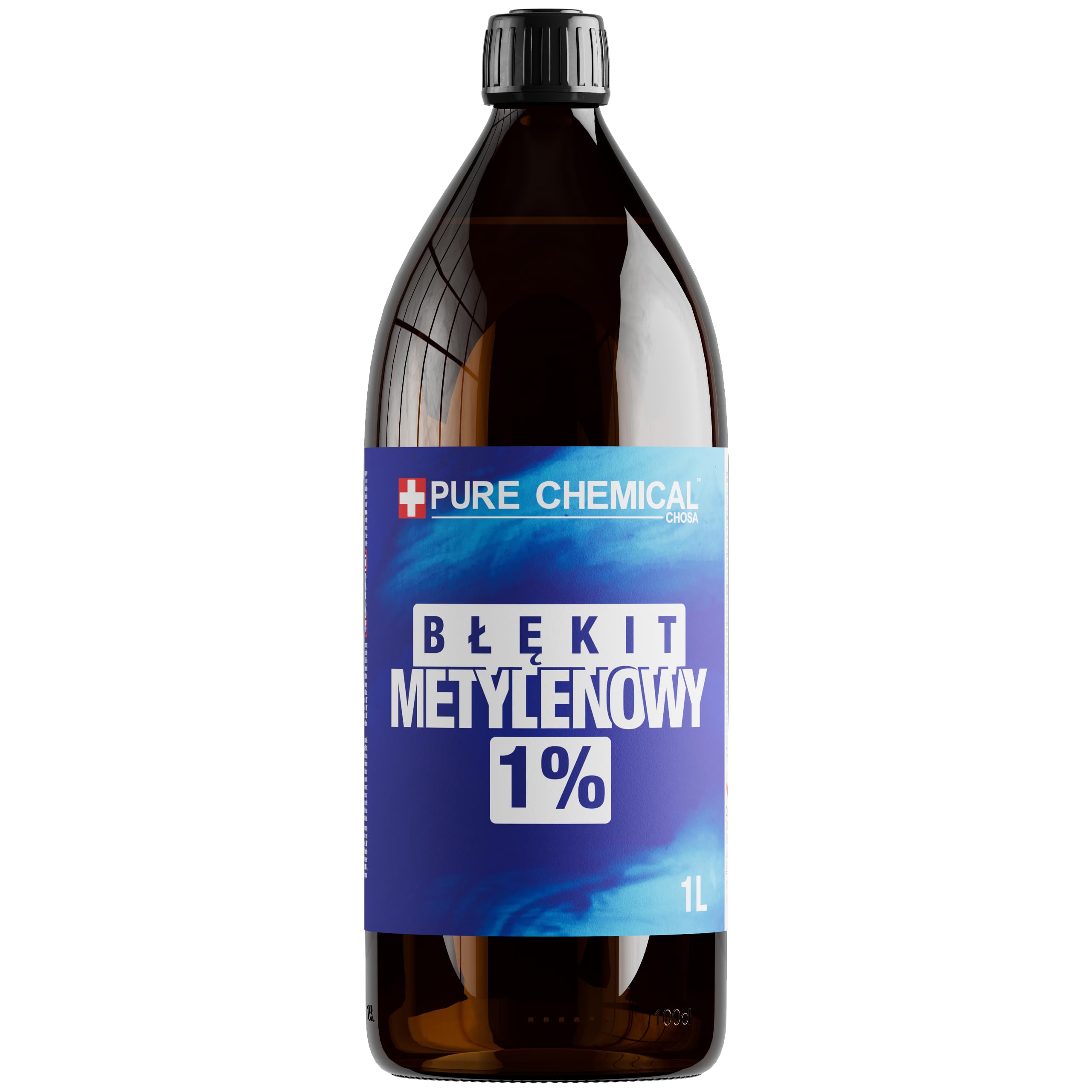 Błękit metylenowy 1% roztwór 500 ml – barwnik laboratoryjny i analityczny - czysty odczynnik chemiczny bez zanieczyszczeń – edukacja, mikroskopia, akwarystyka (1000ml)