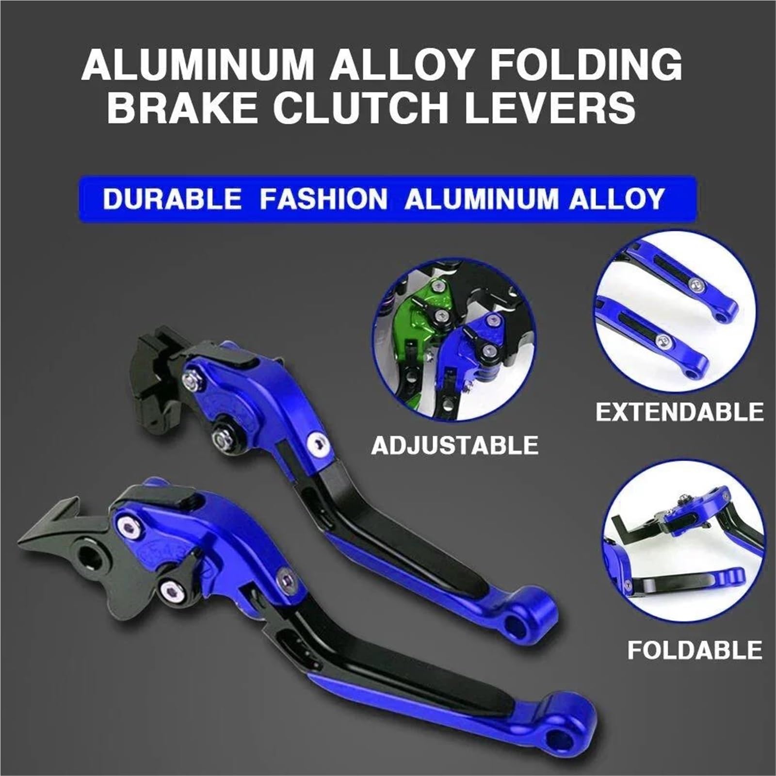 for Yamaha XJ6 2009-2015 2010 2011 2012 2013 2014 Accessoires de Moto CNC leviers d'embrayage de Frein Courts (Color : Silver