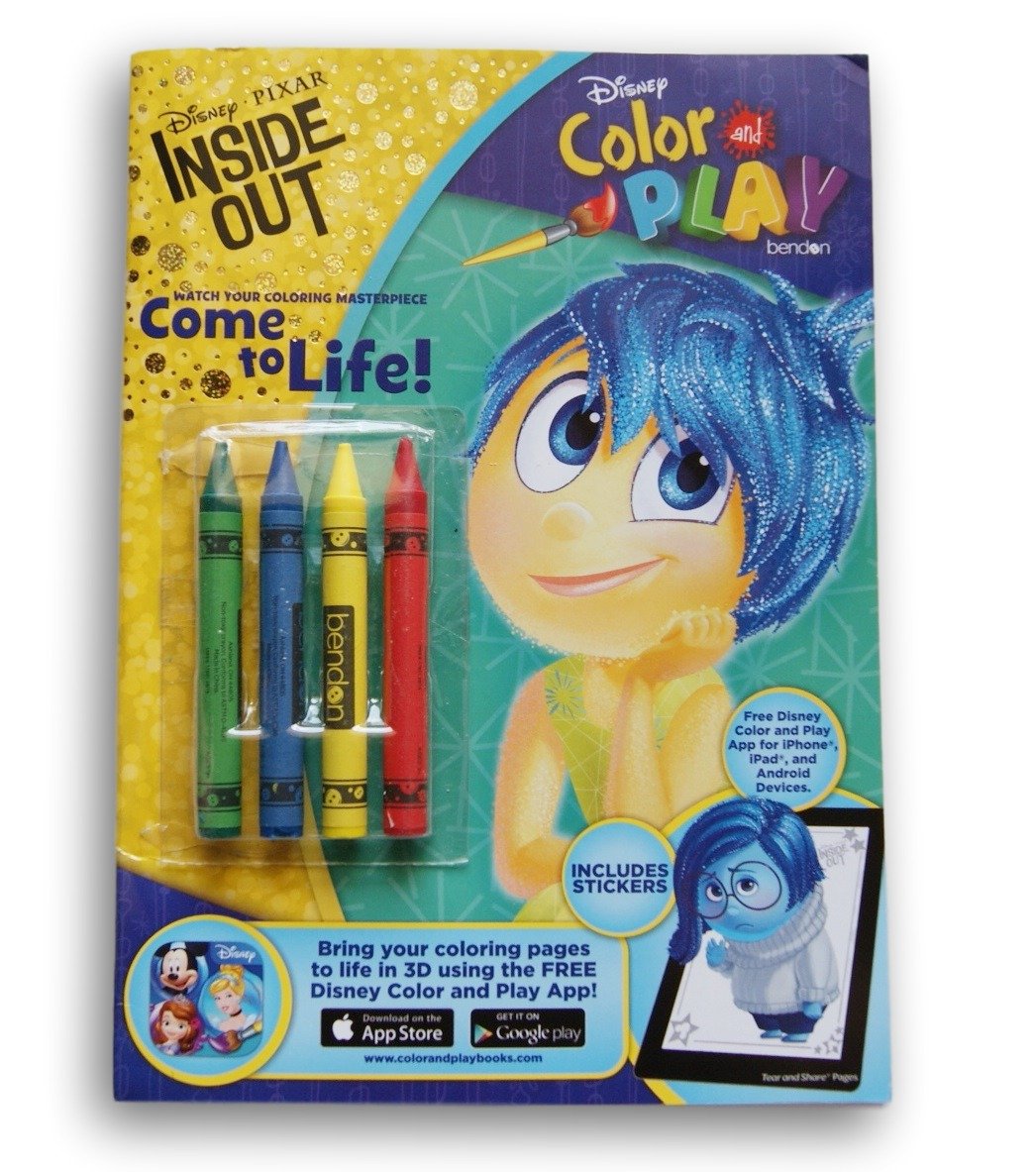 BendonDisney Inside Out Colour and Play 32-Page Activity Book