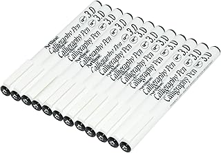 artline ARFPAR243BK Calligraphy Pen with Polyester Fiber Tip (3.0mm, Black) - Pack of 12 Pieces