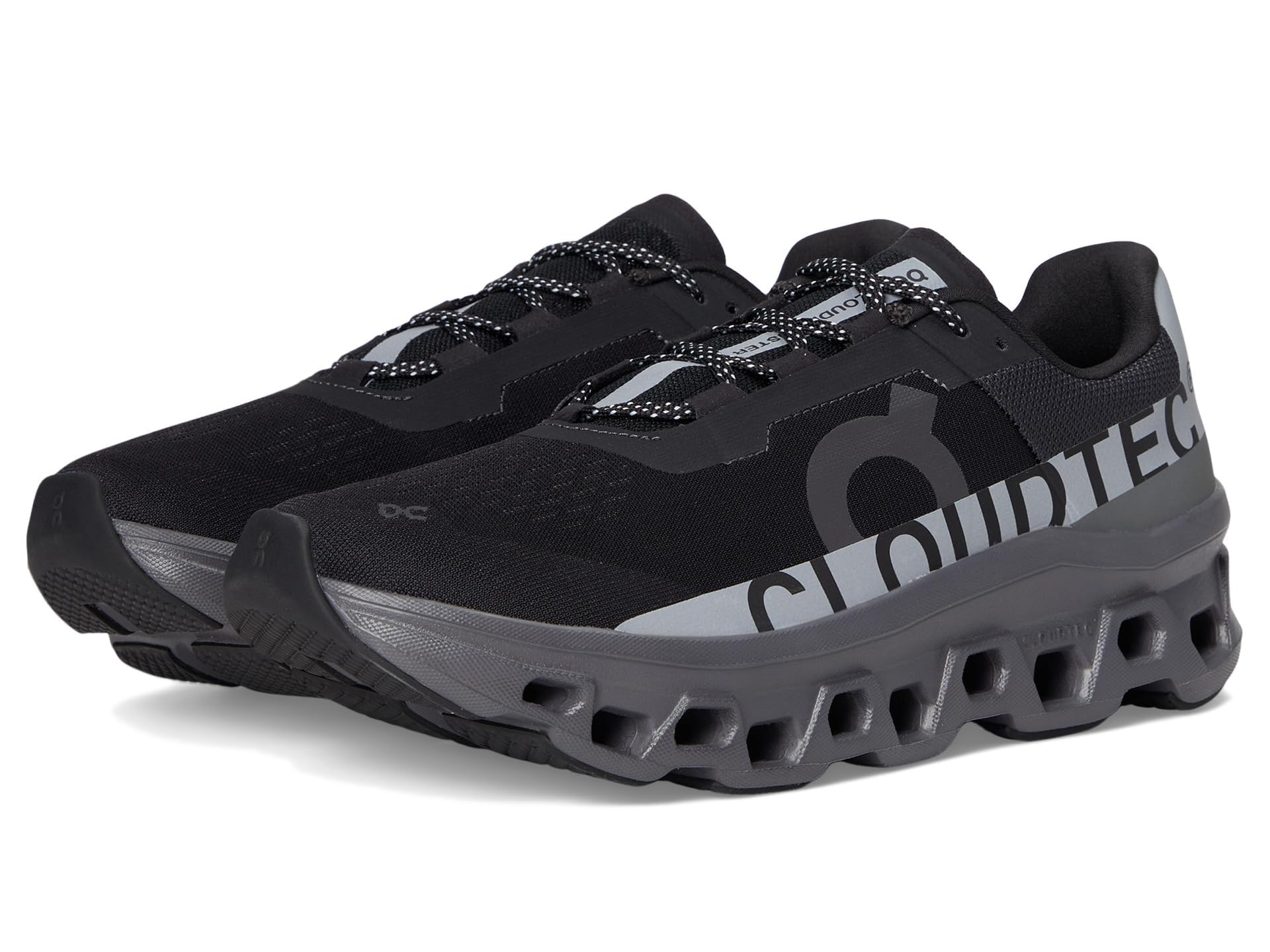 ON Cloudmonster Lumos Man 11.5/46 chaussure course noire - 8