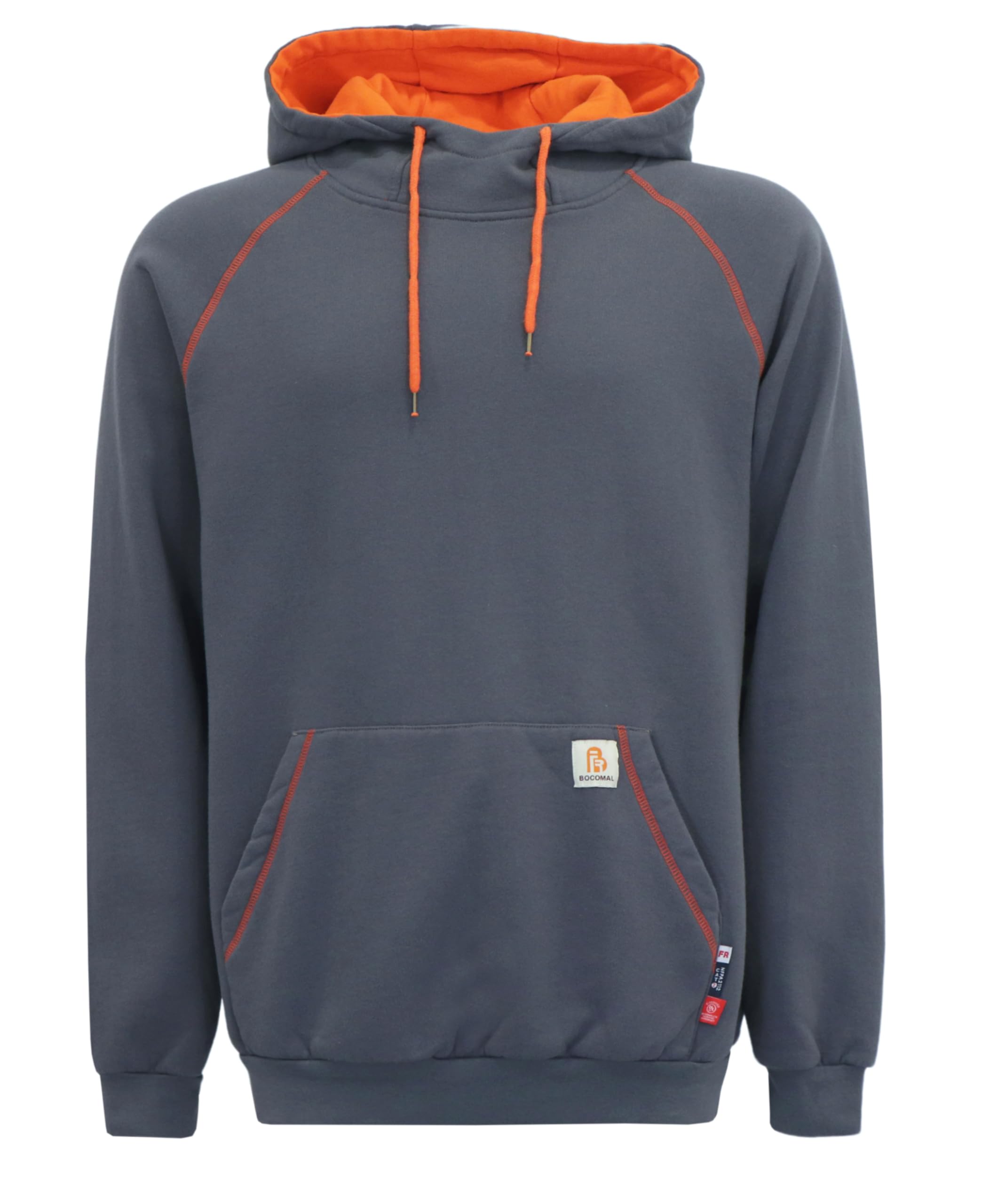 FR Hoodies Pullover 10.5oz Midweight Fleece Contrast Stich/Paisley