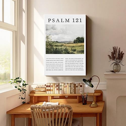 Vista 228 de Arte de pared de acuarela de Jesús, pintura en lienzo cristiano, imágenes de las Escrituras, decoración de pared, póster con versículos bíblicos