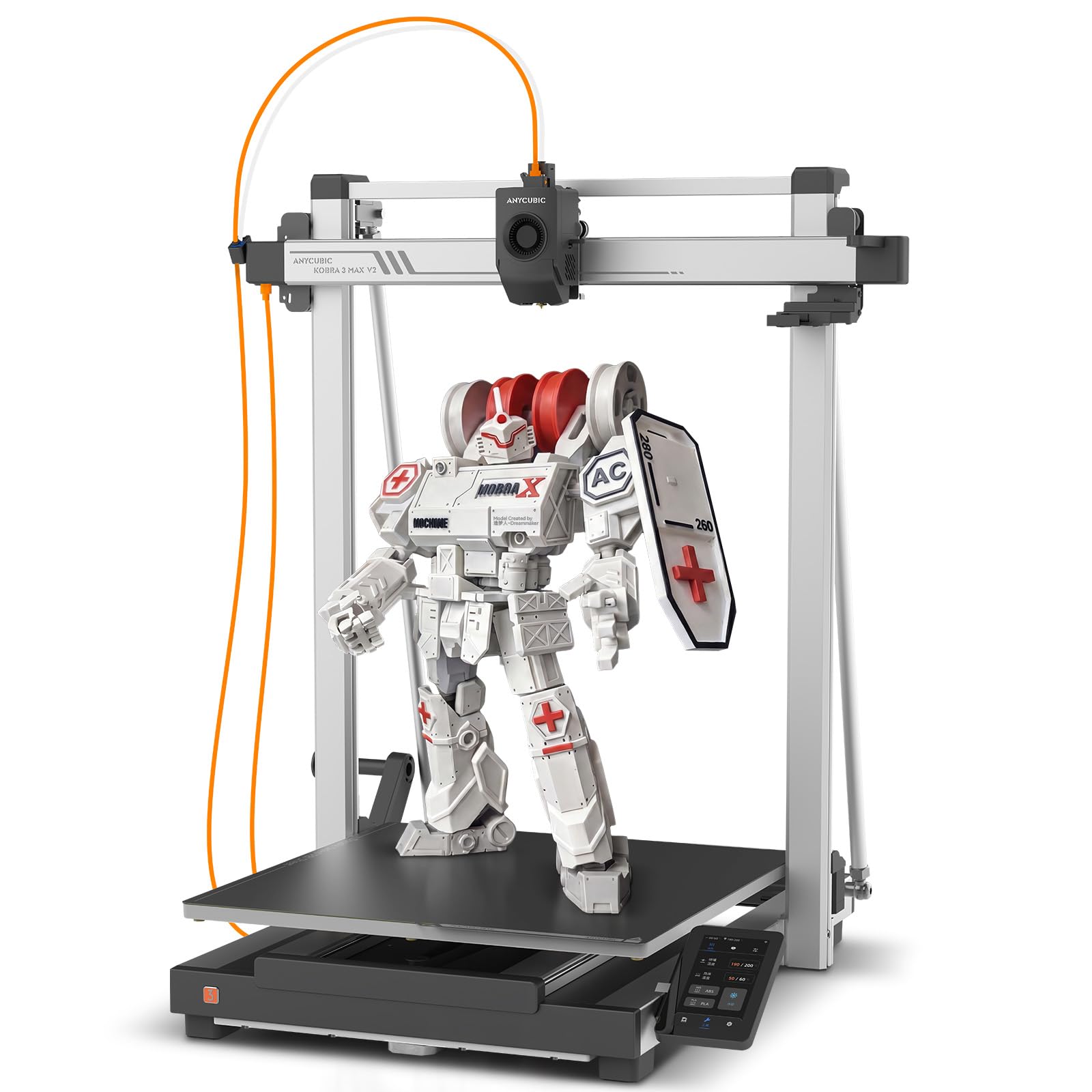 Anycubic Kobra 3 Max V2 Imprimante 3D Grand Format, 420 x 420 x 500 mm