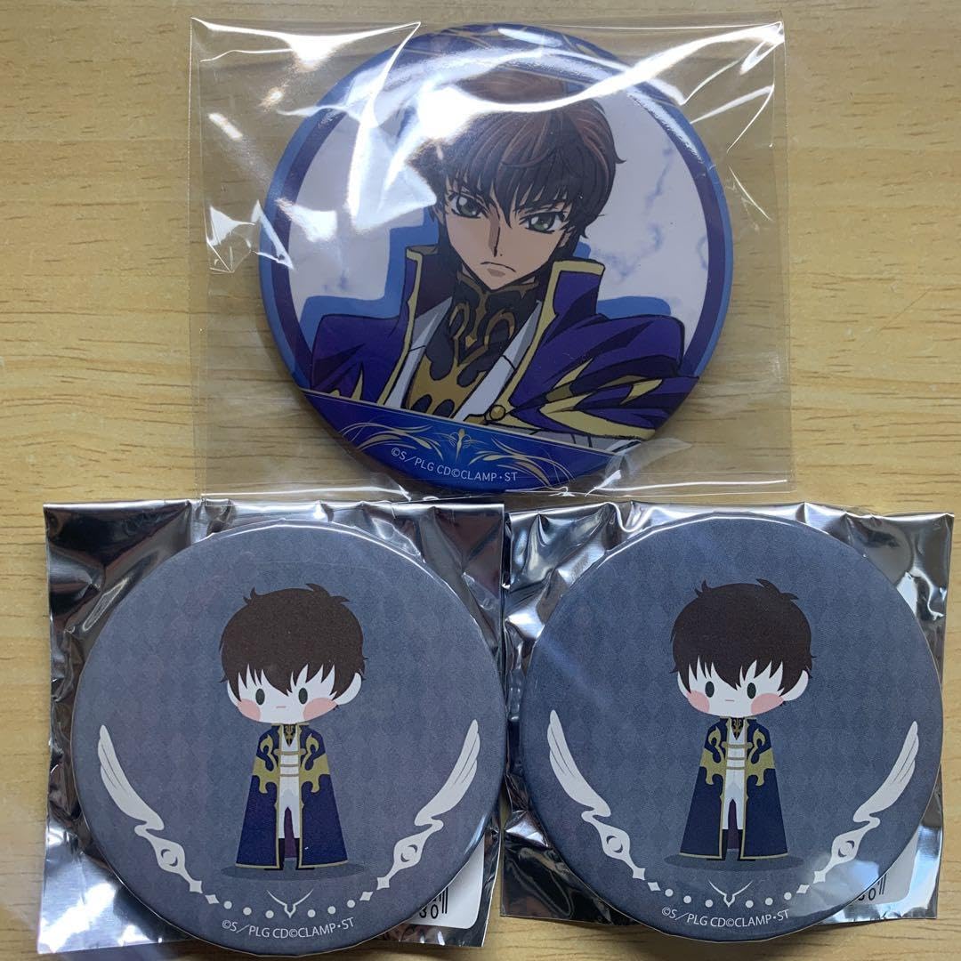 コードギアス枢木スザク缶バッジセット