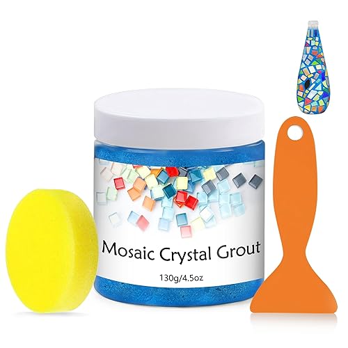 Lechada de Mosaico de Cristal, Herramientas para Azulejos de Mosaico, Accesorios para Azulejos de Mosaico – Esencial para el Enlucido Artesanal
