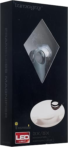 Miniatura 4 de MG7613G Lupa asférica sin montura 3X/5X con LED Mango gris - Sin montura (3x/5x)