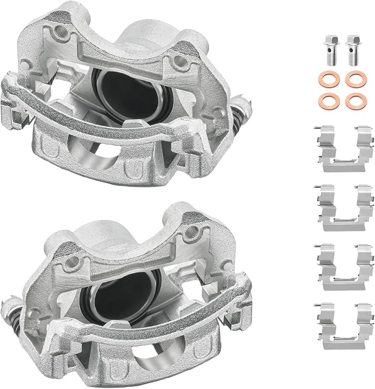 Par de pinças de freio dianteiras BDFHYK 19-B1218 e 19-B1219 para Nissan e INFINITI – Conjunto com 2