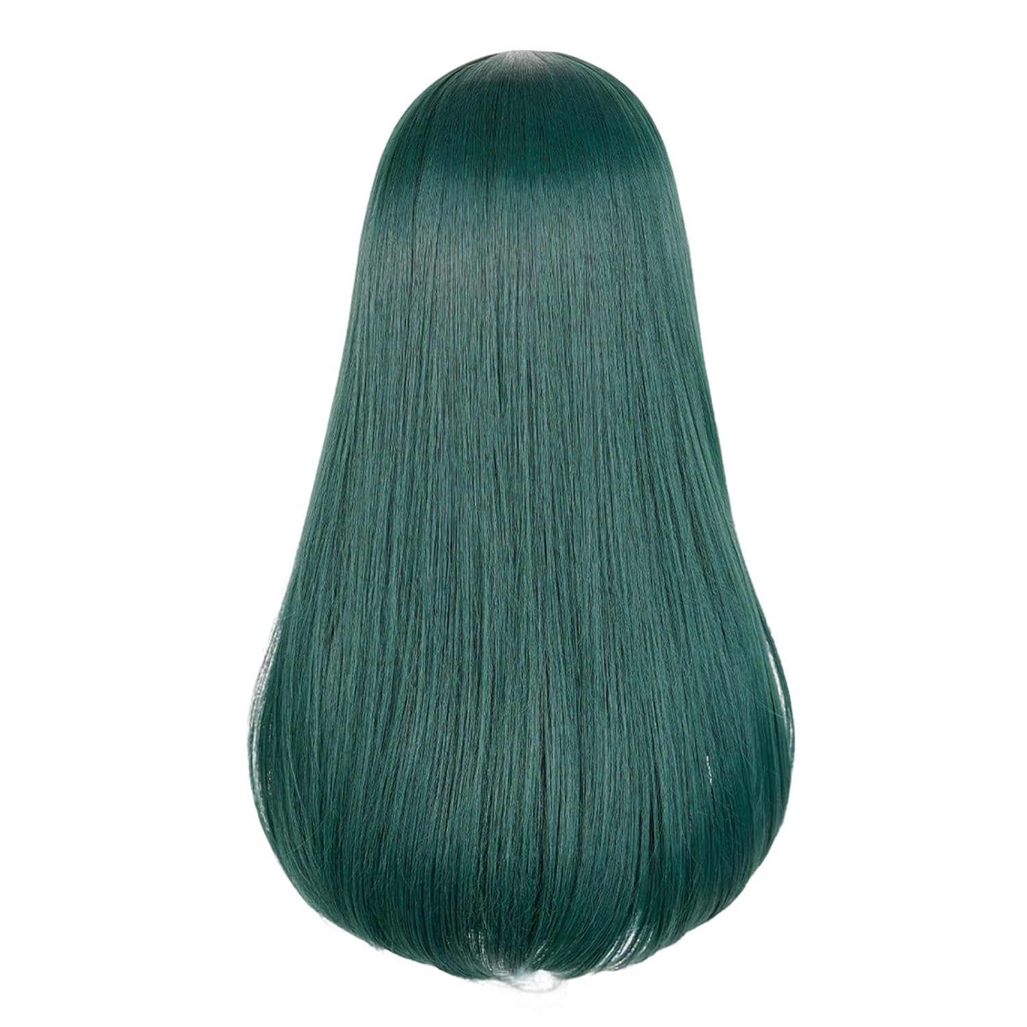 Probeauty Maomao Cosplay Wig Long Straight Green Wigs with Bangs for Halloween Anime Costume Cosplay Party - Image 4