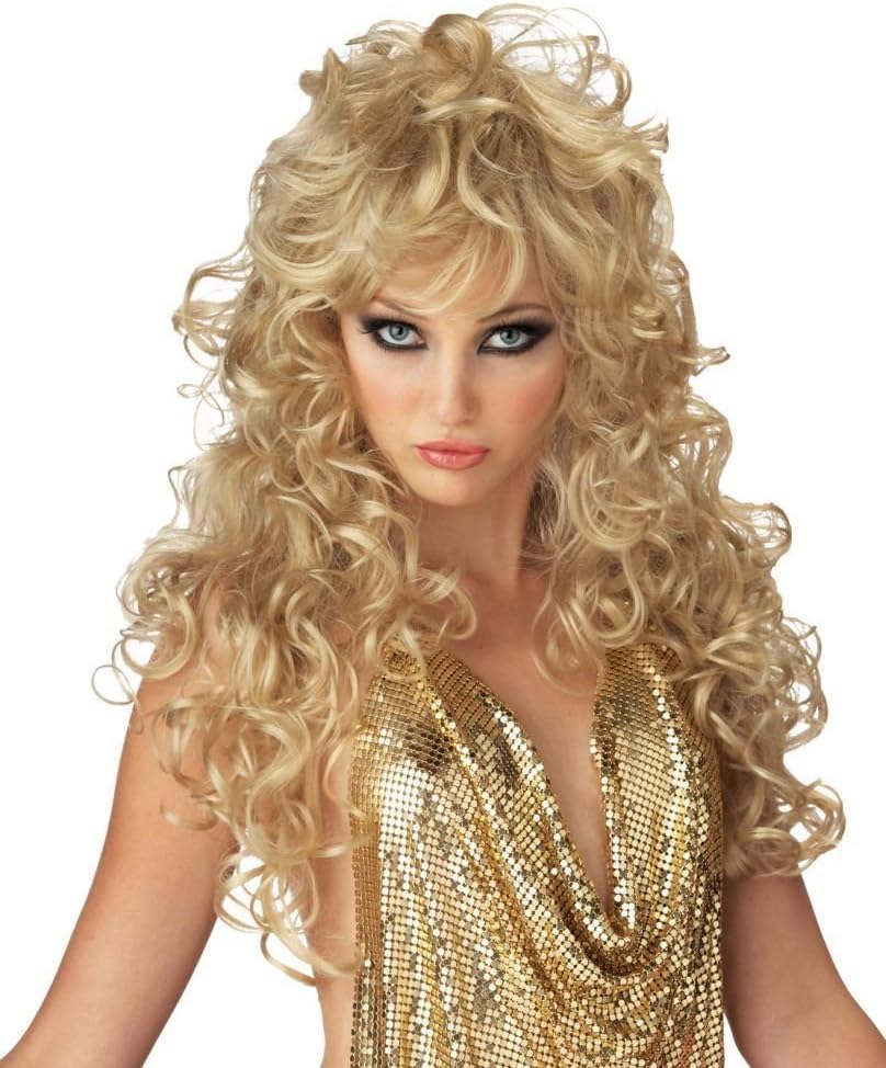 POPLife Seduction Girls Gone Wild Adult Costume Wig - Blonde BlackBrown