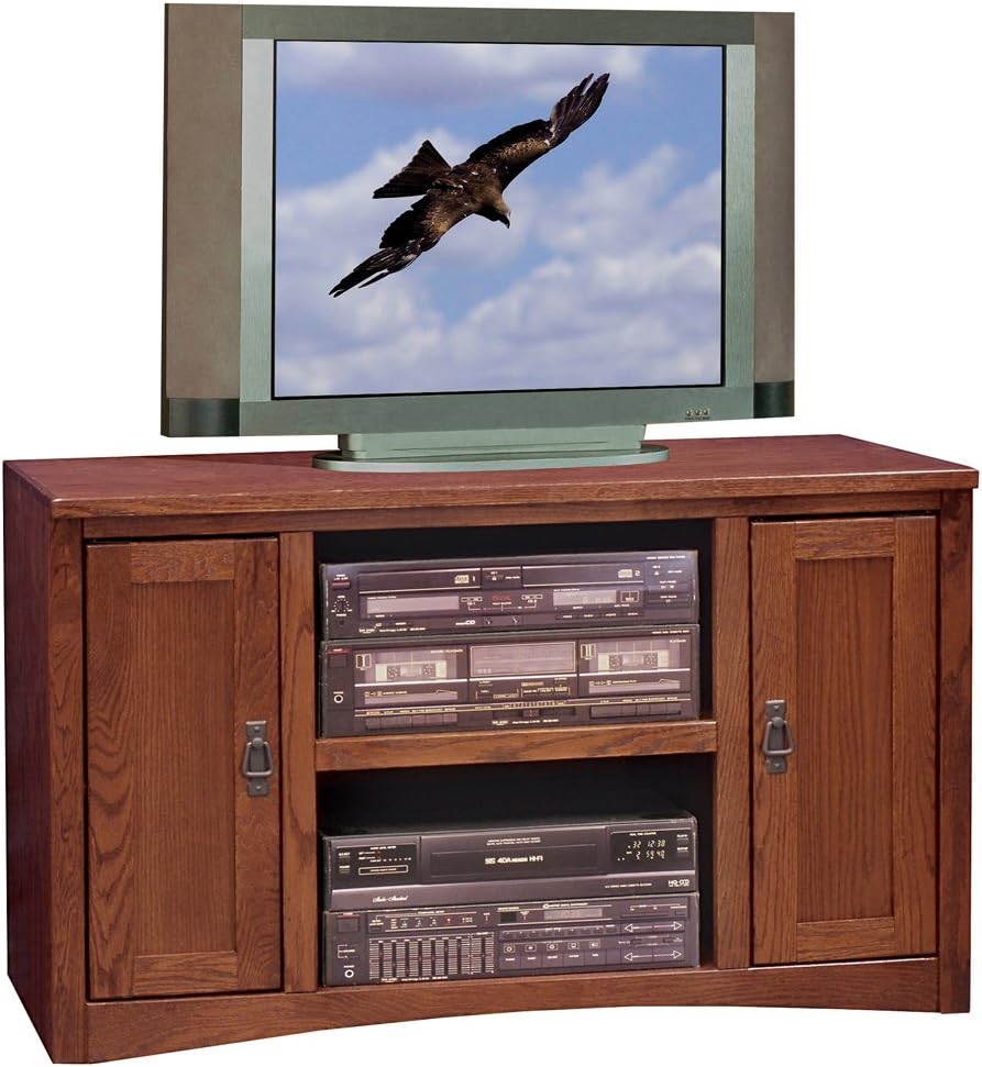 Mission 42" Red Oak TV Entertainment Console Home & Kitchen