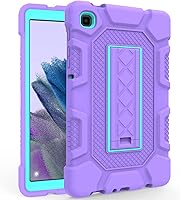 Vista 9 de Rantice Funda Samsung Galaxy Tab A7 Lite para niños de 8.7 pulgadas 2021, color rosa y gris