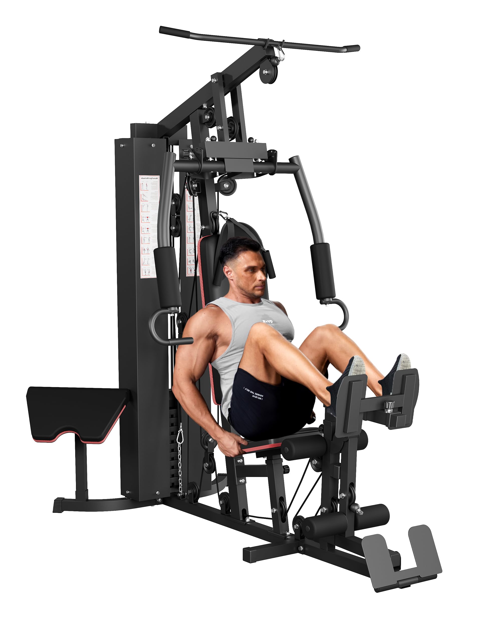 Joankaren Home Gym Workout Station with Weight Stack – Full Body