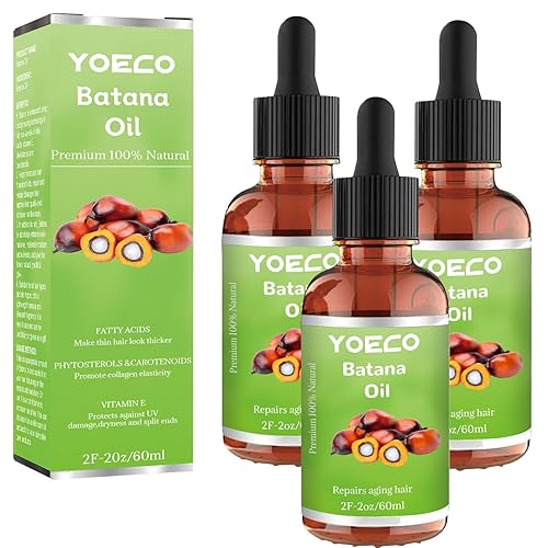Miniatura 6 de 3 piezas de aceite de batana orgánico para un cabello saludable, 100%, aceite de batana para el crecimiento del cabello, promueve el bienestar del
