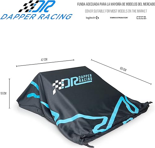 Miniatura 5 de DAPPER RACING  SIM RACING Steering Wheel and Pedals Covers  Compatible with Most Steering Wheel and Driving Pedals Models  G29 - G920  T150 - T300 -