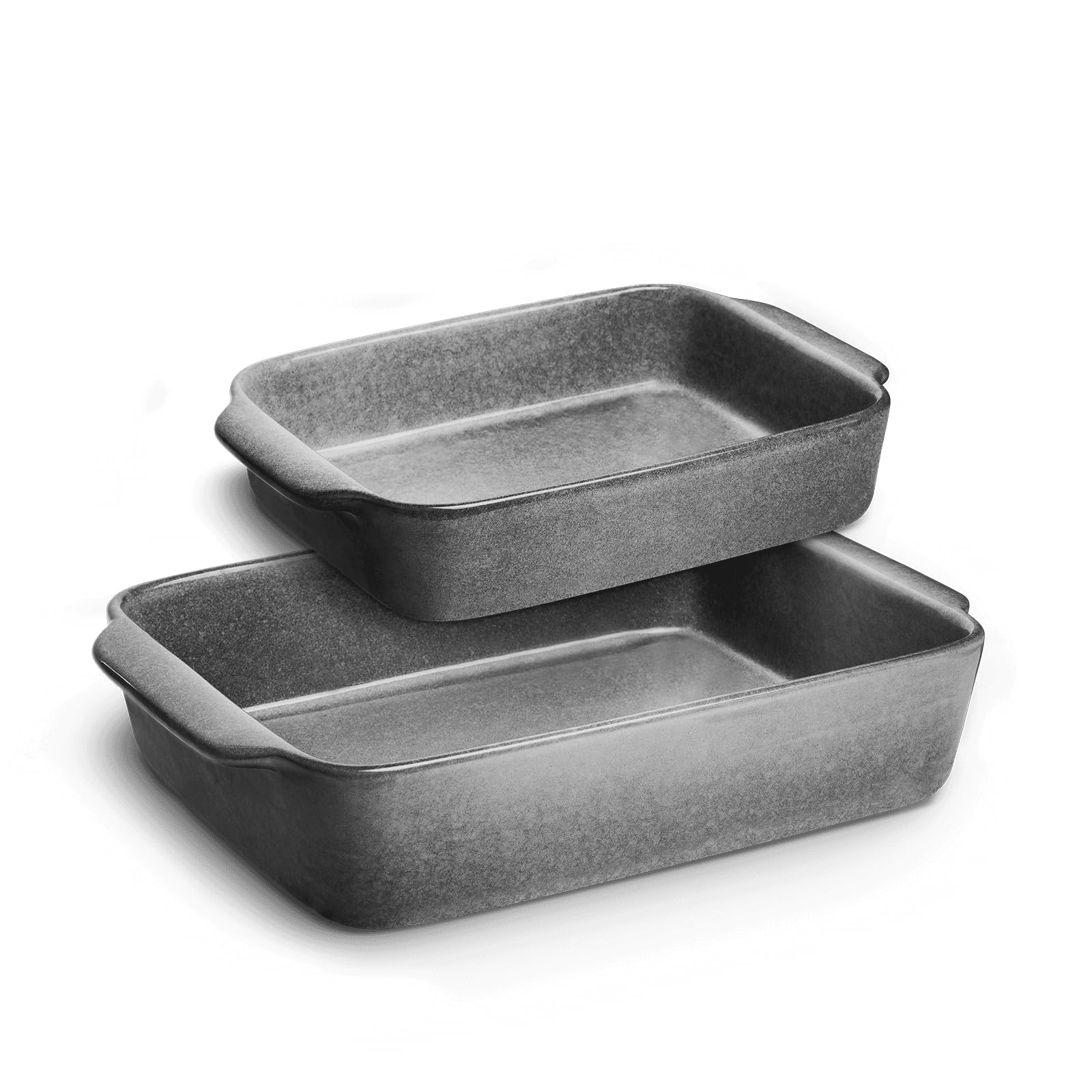 SPRINGLANE Bandeja de horneado Misty Cliff- juego de 2 moldes para horno en cerámica: 26 x 18 cm y 36 x 26 cm