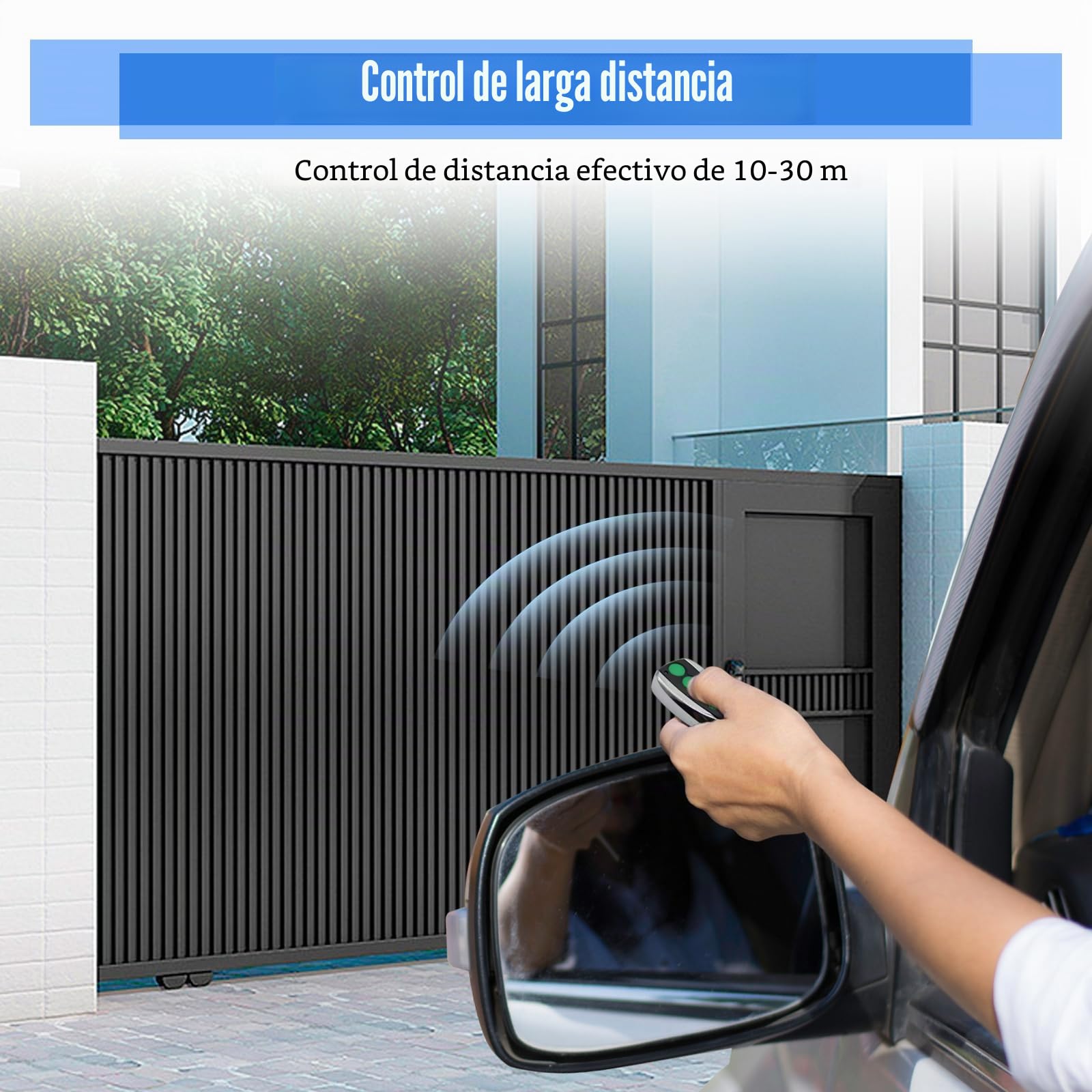 Mando a Distancia Compatible con All TOPENS M12,4 Canales Mando a Distancia de Garaje para automatismo Cancela corredera automatismo para Puerta de Garaje Mando inalambrico transmisores(3 Unidades)