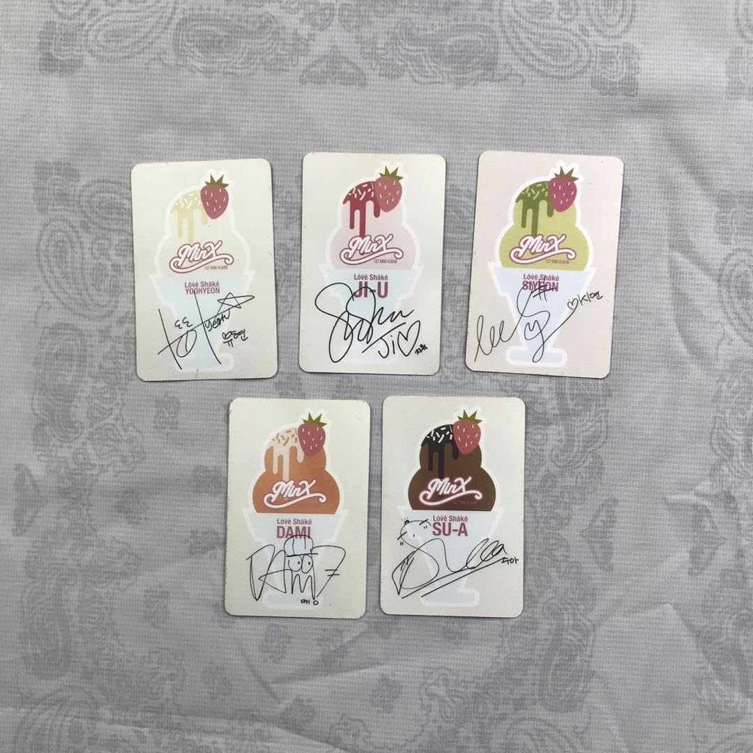 Amazon.co.jp: Minx LOVE SHAKE シヨン トレカ Dream 5枚 セット  