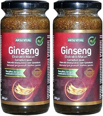 AKSU V TAL AksuVital Ginseng Ekstraktl  Macun Epimedium  laveli 300 gr 1 Paket 1 x 300 g 2 paketi