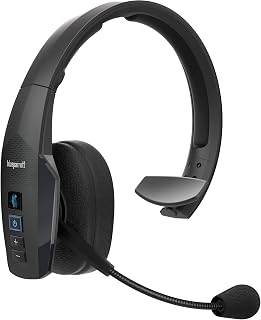 BlueParrott B450-XT MS Noise Cancelling Bluetooth Headset – Hands-Free Wireless Headset Programmed with Access to Microsoft Teams Walkie Talkie – Long Wireless Range, 24+ Hrs of Talk Time, IP54-Rated