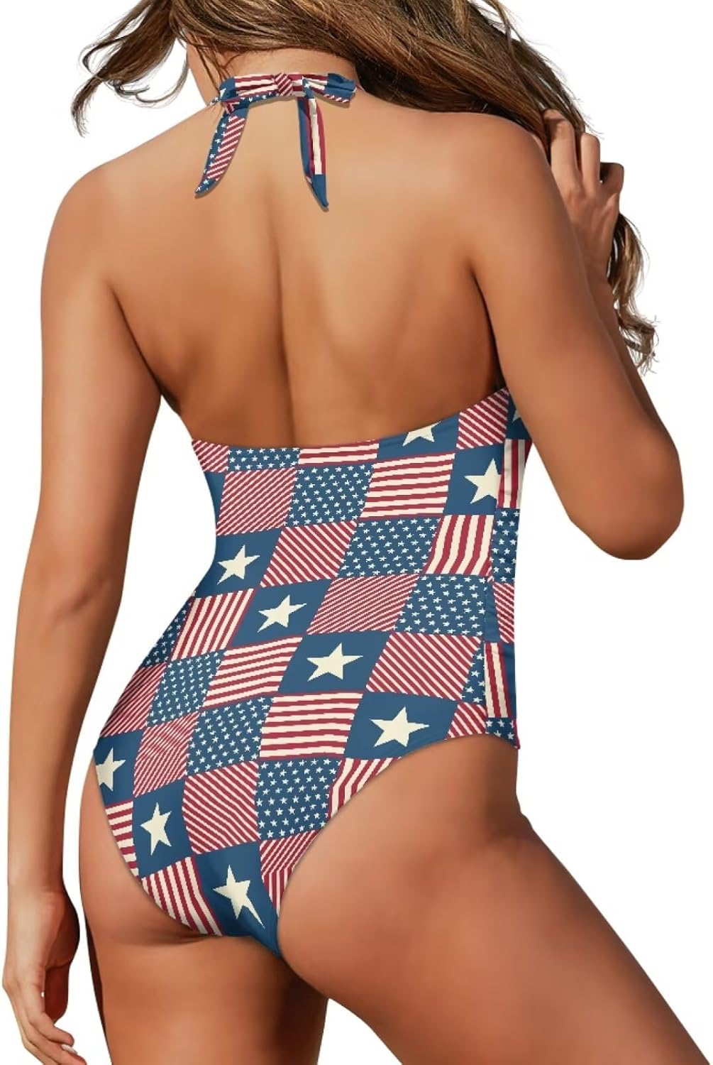 One Piece Swimsuit Women's Cosy Swimwear with Halter Strap Bathing Suit Monokini for Ladies Swimming Surfing - Image 5