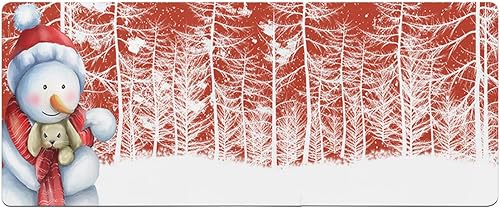 Winter Sowman - Tapete de baño antideslizante, de secado rápido y absorbente, de tierra de diatomeas, fregadero, dormitorio, cocina, lavable, diseño