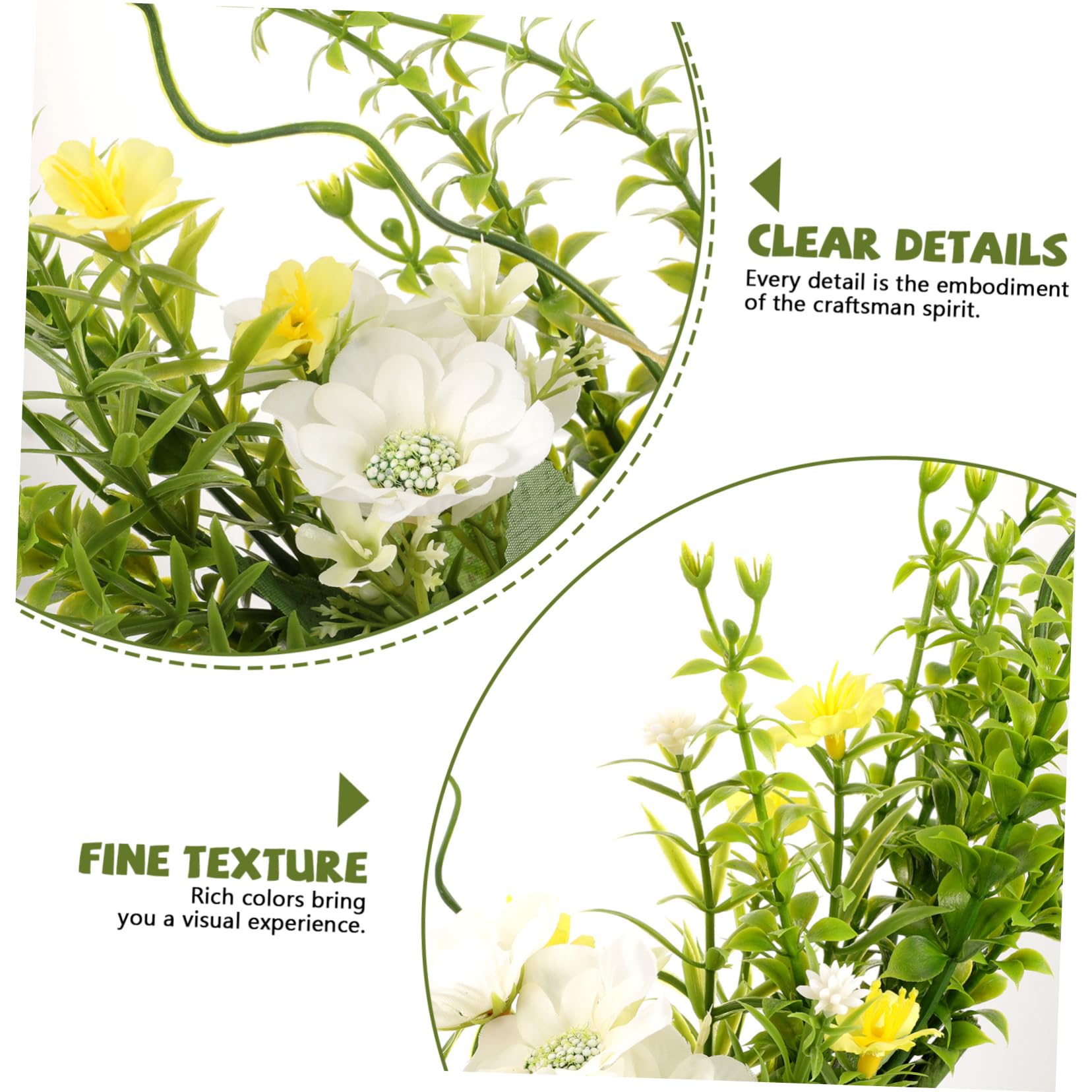Per Porta Decorazione Fiori Artificiali Delicato Festone Architrave Casa Giardino