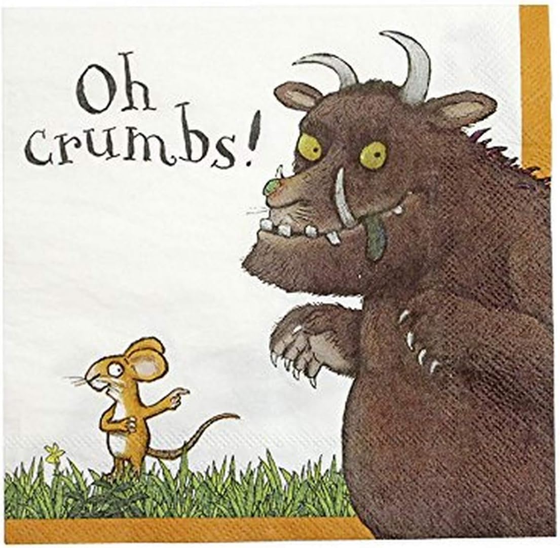 The Gruffalo Tableware Party Napkins x16 Child Brown Green Purple Multi Orange main image 1