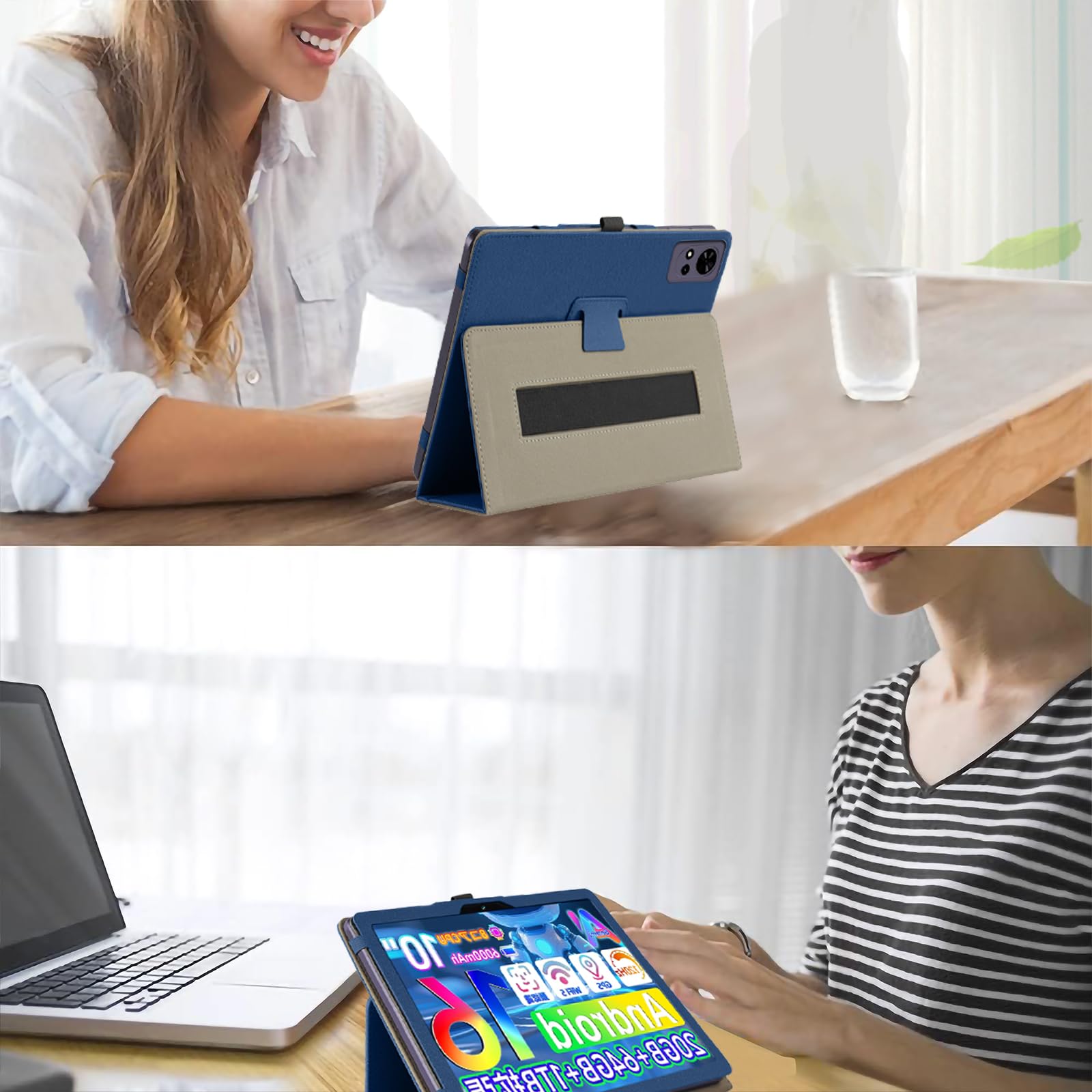 Amazon.co.jp: HEFENGKU Tavoni タブレットケース 10.1インチ For