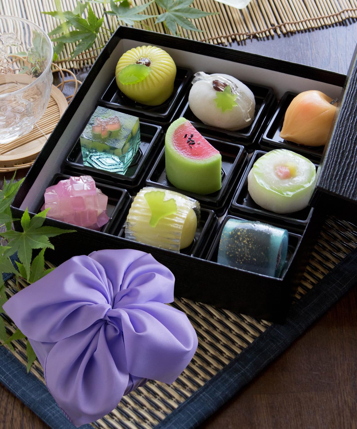 Amazon.co.jp: 風味絶佳.山陰 お中元 和菓子 四季の九撰 上生菓子
