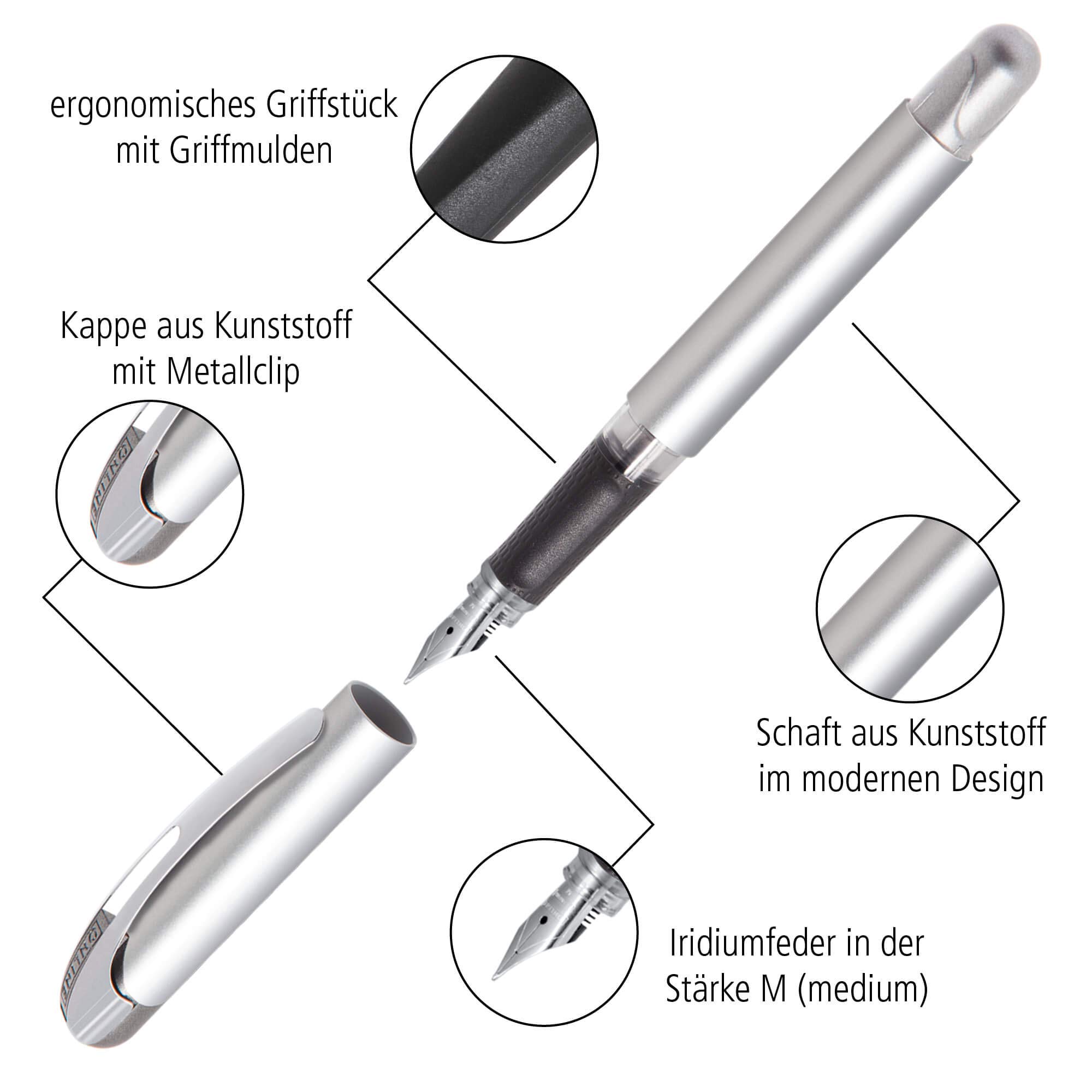Vulpen Parker Urban Metro Metallic CT Medium | Kantoorartikel | 600257