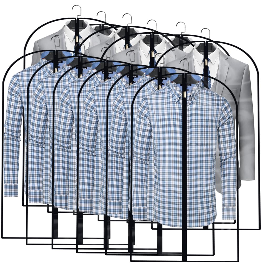 Garment Bags for Hanging Clothes Set of 12 Suit Cover Travel Garment Bag for Closet Clothes Storage Bag