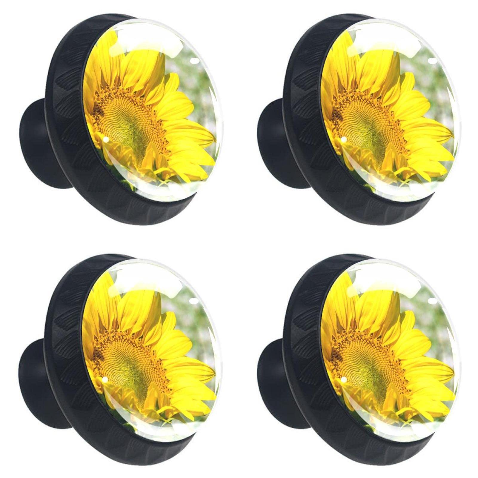 Poignées de tiroir tournesol d'été pour rénover facilement vos vieux meubles