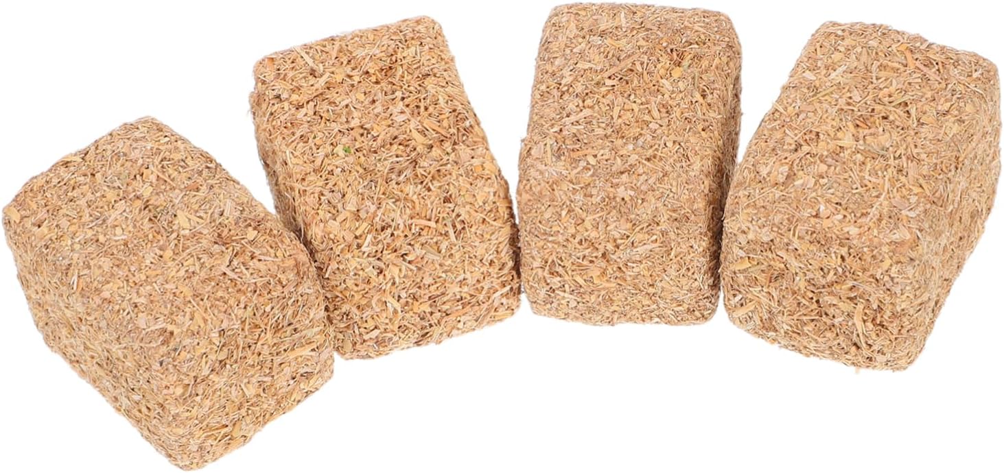 Mini Hay Bales Square Miniature Haystack Decoration Micro Landscape Straw Bale Ornament Dollhouse Farm Garden Adornment 4pcs