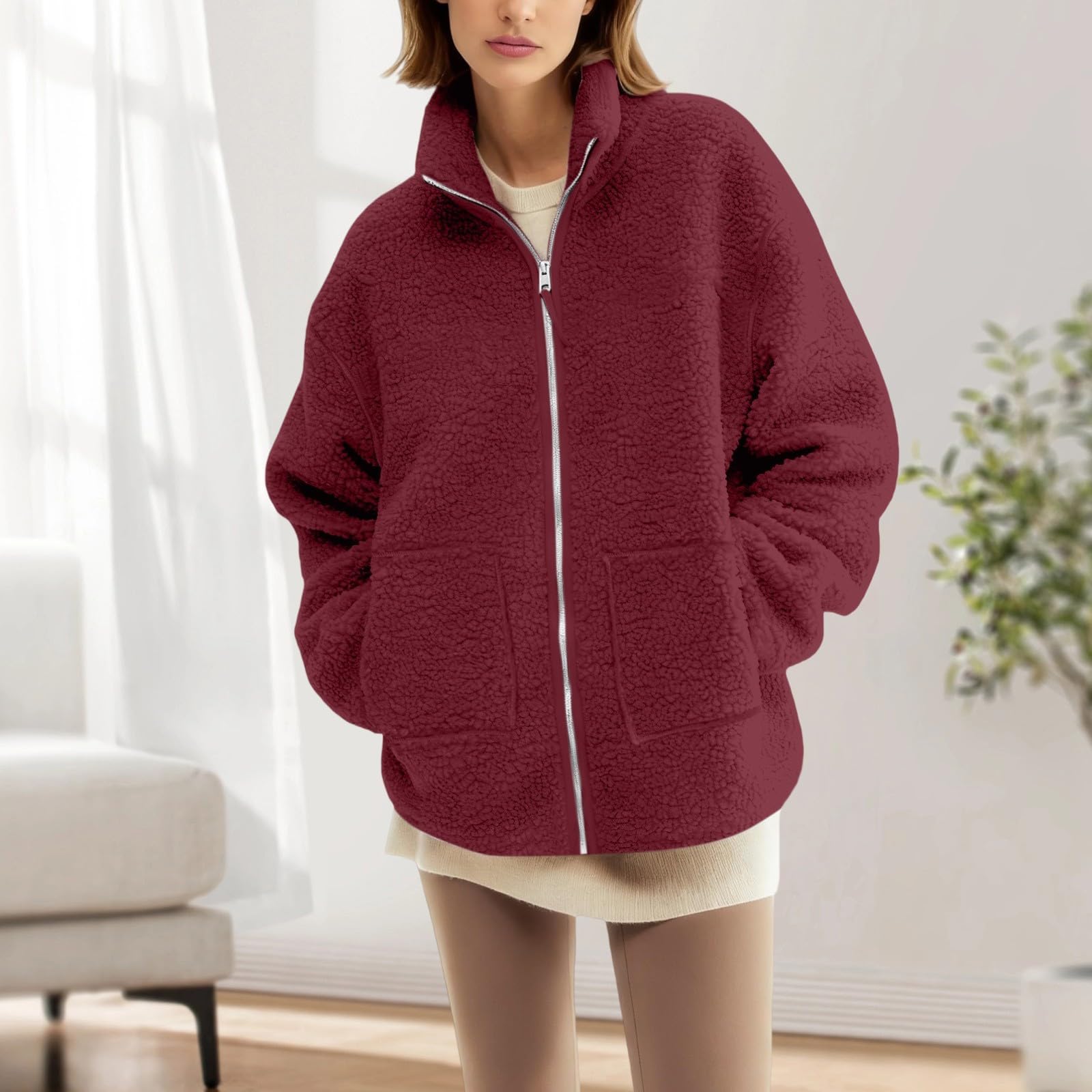 Abrigo de maternidad 2 en 1 para mujer, forro polar con chaquetas de bebé