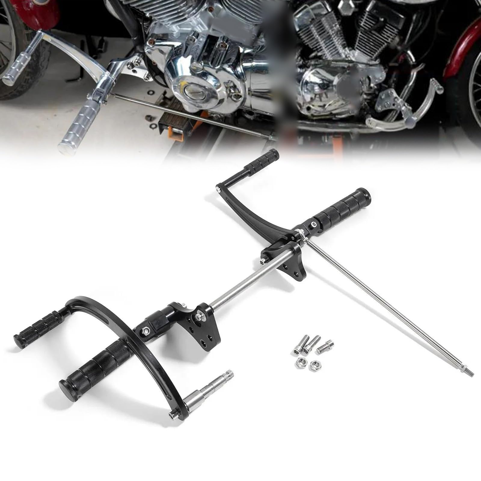 Commande Avancée pour Yamaha Virago XV125 Repose Pieds Finition Chrome