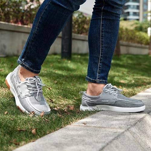 Miniatura 3 de OrthoComfoot Zapatos cómodos para caminar para hombre con soporte de arco para fascitis plantar, mocasines ortopédicos de cuero informales, zapatos