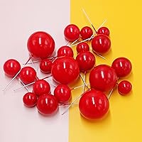 Vista 3 de Bolas para decoración de tartas, mini globos, bolas de perla, bola de espuma, decoración de cupcakes, suministros de decoración para hornear