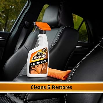 Armor All Car Leather Care Spray, Leather Cleaner and Protectant for Cars, Trucks and Motorcycles, 16 Fl Oz