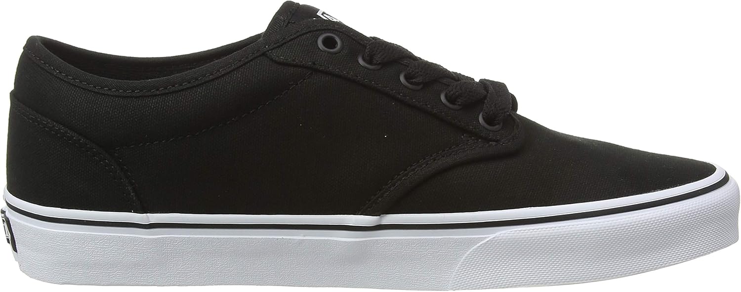 Vans Men's Mn Atwood Sneaker, Black Canvas Black White, 10 UK - Image 5