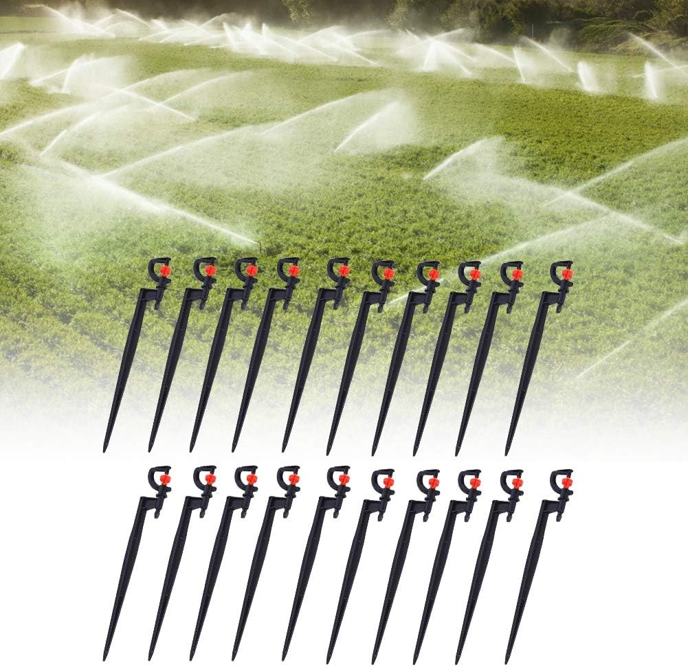 Fydun 20pcs GType 360 Degree Rotation Sprinkler Wate Sp Nozzle Accessory for Garden Lawn 20pcs GType 360 Degree for Family