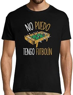 No Puedo Tengo futbolín | Camiseta Hombre Diseño Humor para Fans del futbolín