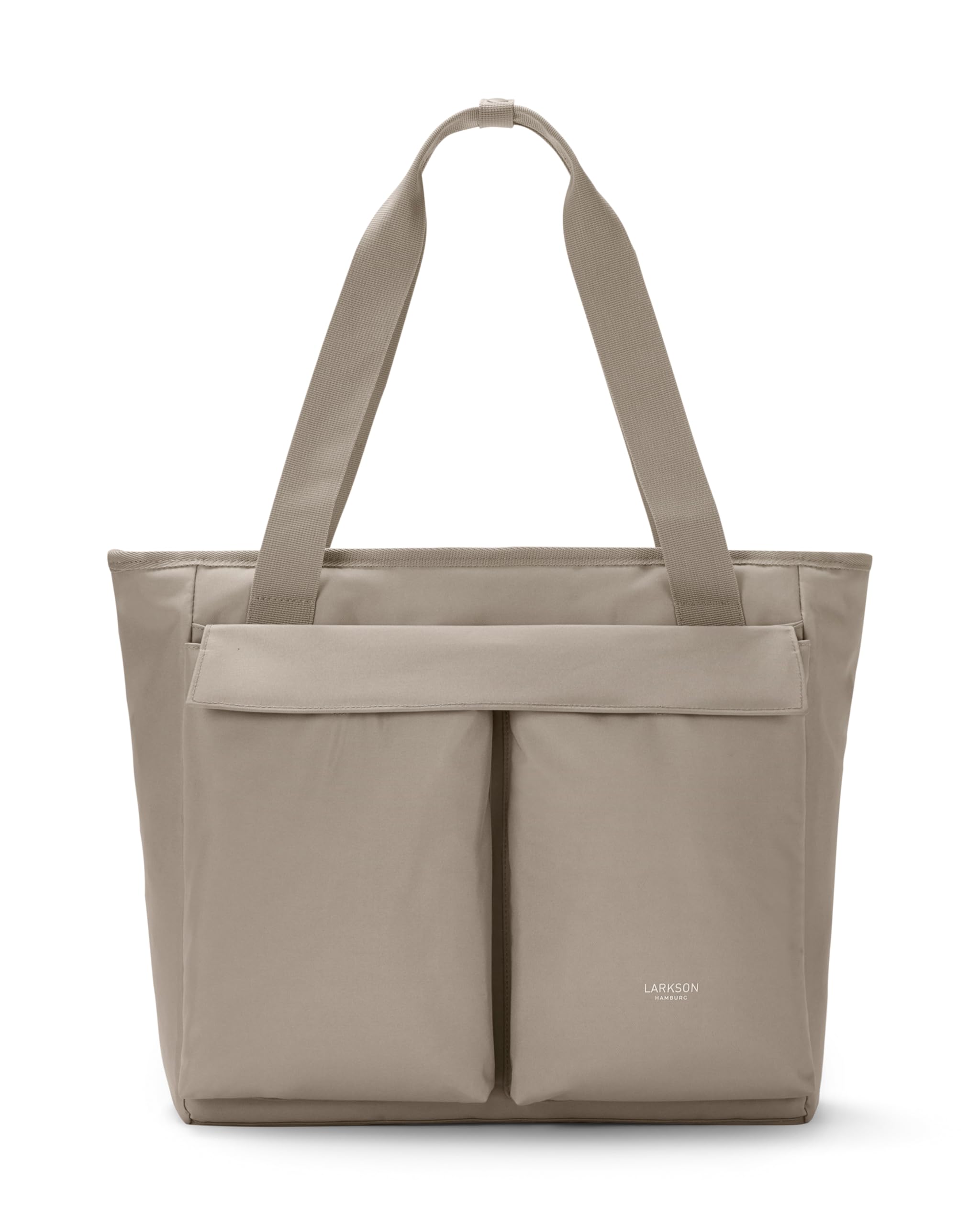LARKSON Bolsa para Portaequipajes Mujer y Hombre Gris - Nova Bike - Shopper Bag 2 en 1 para Bicicleta y Alforja - Bolsa Trasera de la Compra para Portaequipajes - Repelente al Agua
