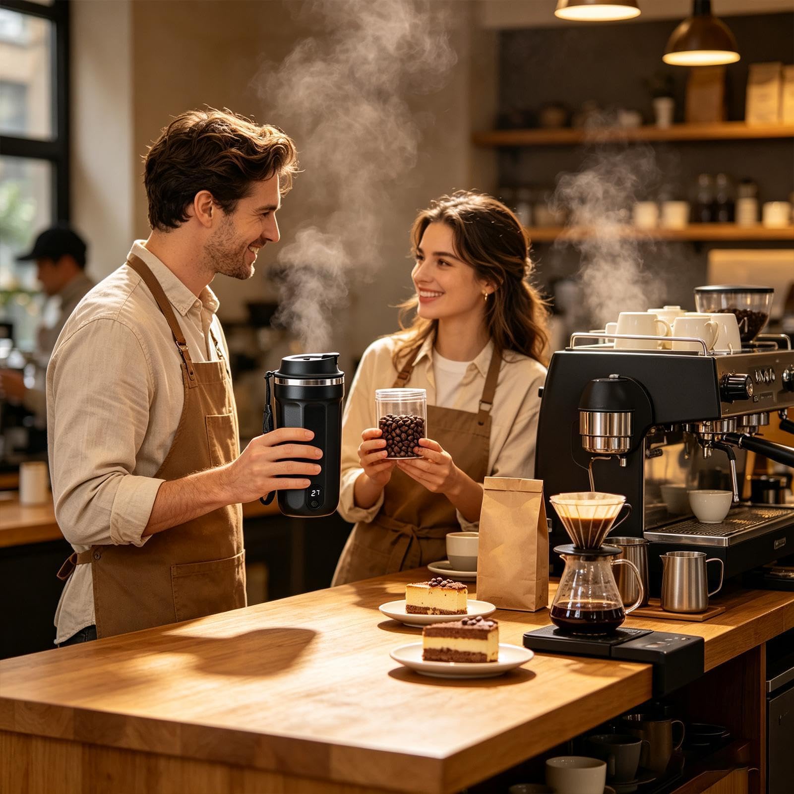 Smart Coffee Mixer , Caffè Mixer , Acciaio Elettrico USB