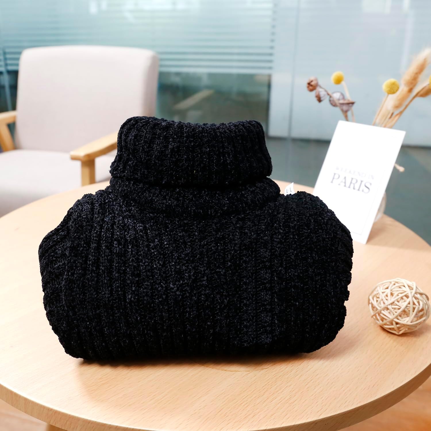 Baby Boys Turtleneck Knit Sweaters Toddler Girls High Collar Pullover Sweater Size 1-8T - Image 4