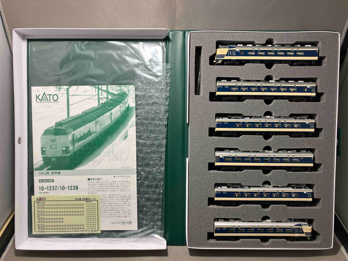 全車両室内灯付き 動作確認済 Nゲージ KATO 10-1237 583系寝台