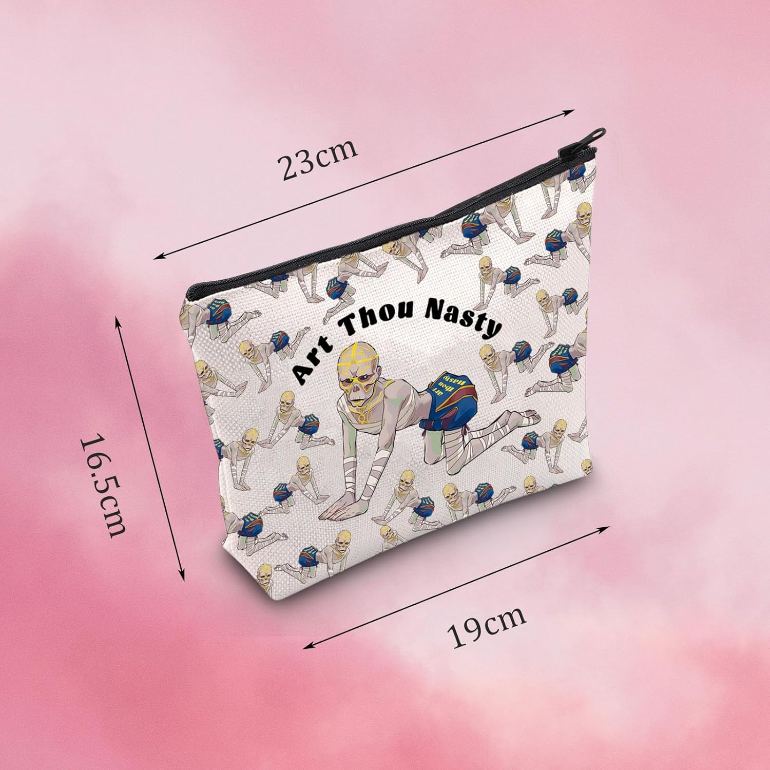 MNIGIU Withers Makeup Bag Withers Fan Gift BG3 Merch Art Thou Nasty Quote Gift (Art Thou Nasty Bag) - Image 2