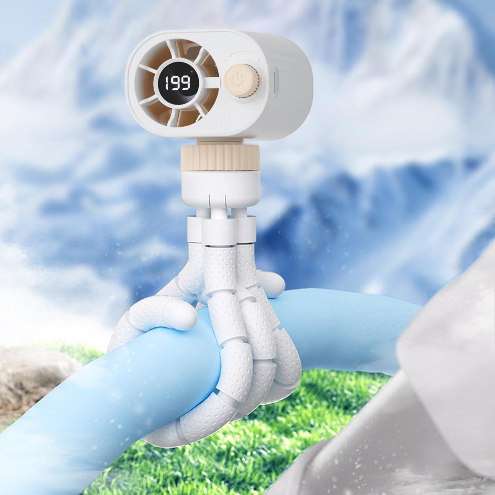 Ventilatore per passeggino ricaricabile | Batteria ricaricabile 1800 mAh