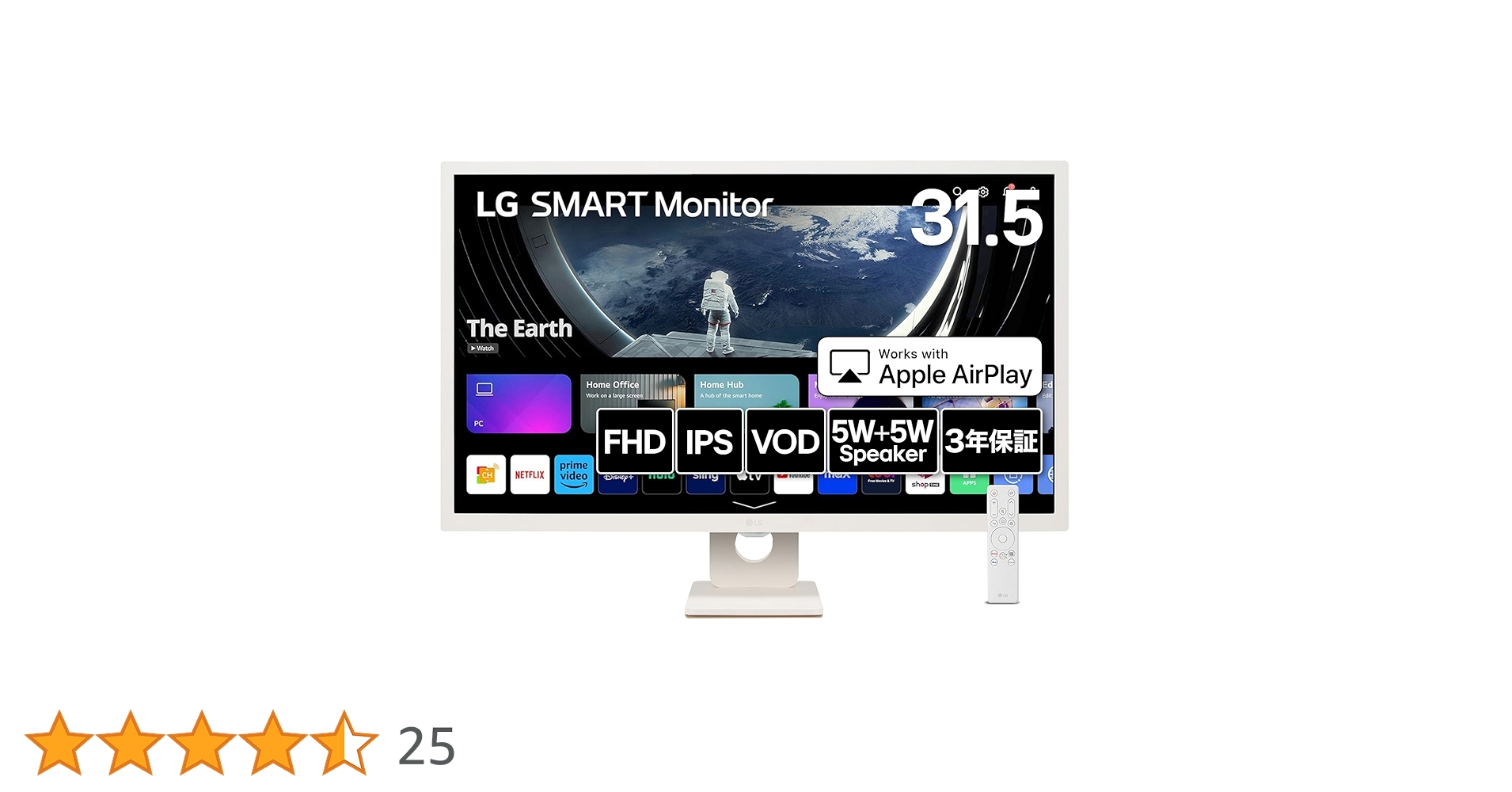 Amazon.co.jp: LG スマートモニター / 32SR50F-W/MyView Smart Monitor Amazon.co.jp: LG スマートモニター / 32SR50F-W/MyView Smart Monitor