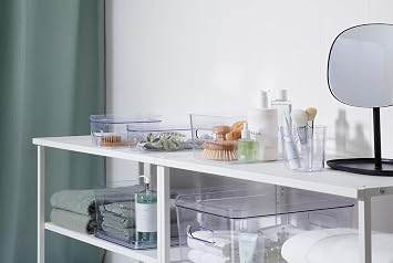 SmartStore - Compact Clear Storage Box S Lid - Small - Transparent
